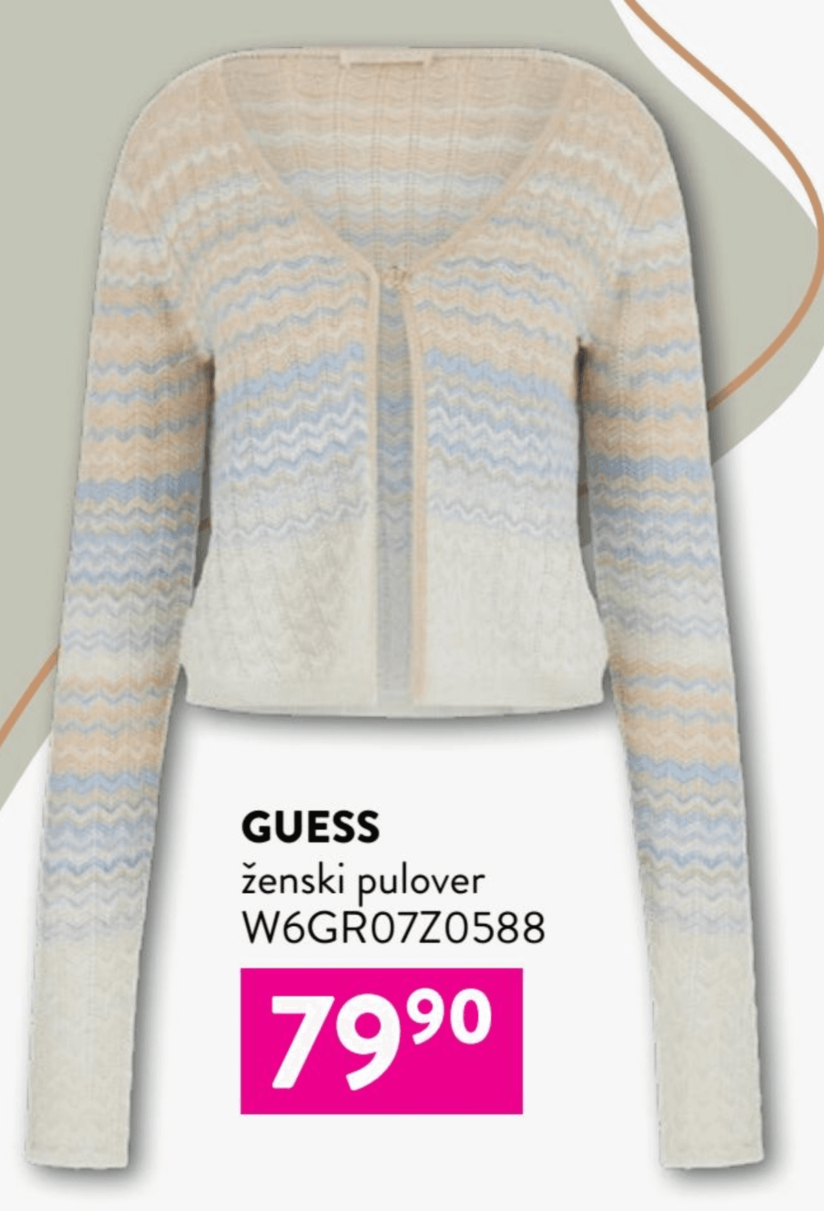 GUESS ženski pulover Akcija v trgovini Kompas Shop