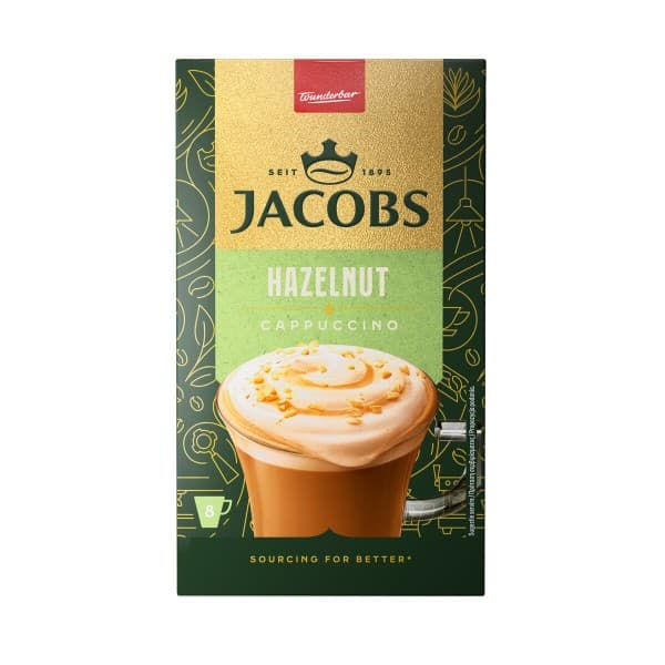 Jacbos Cappuccino 126,40 g ali lešnik 132 g Matcha jagoda ali vanilija, 116 g Jacobs Akcija v trgovini Mercator