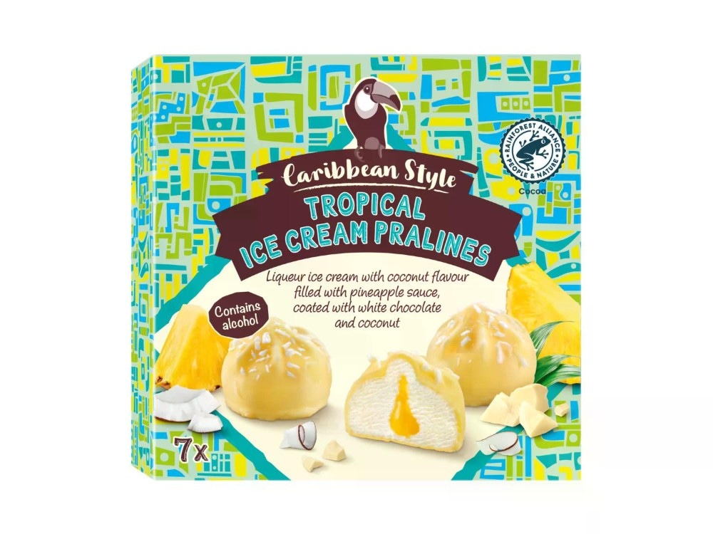 Caribbean Style sladoledne praline 7 x 20 ml Akcija v trgovini Lidl