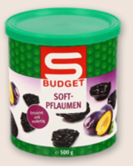 Suhe slive brez koščic 500 g S-BUDGET Akcija v trgovini Spar