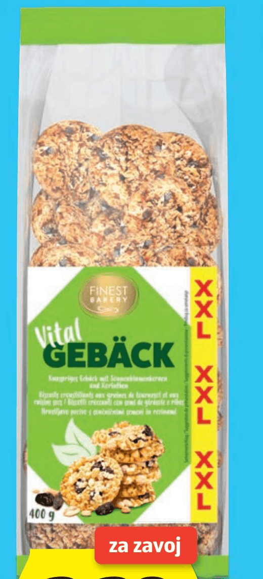 Finest Bakery Vital piškoti 400 g Akcija v trgovini Hofer
