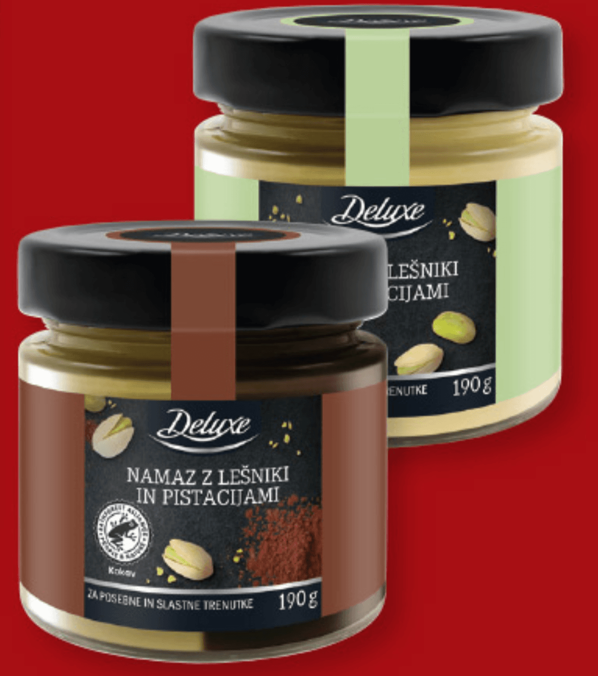 Deluxe lešnikov/mandljev namaz 190 g Akcija v trgovini Lidl