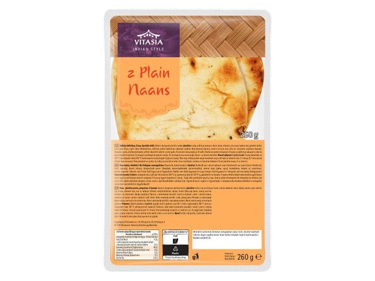 Vitasia kruh na indijski način 240 g Akcija v trgovini Lidl