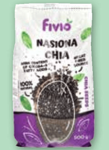 Fivio chia semena 500 g Akcija v trgovini Spar