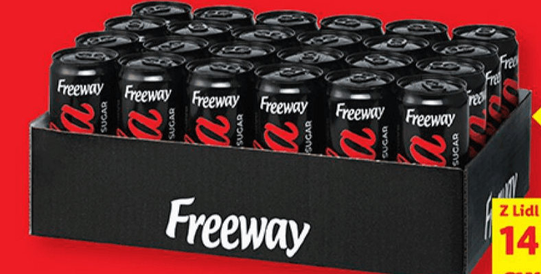 Freeway Cola Zero 0,33 l Akcija v trgovini Lidl