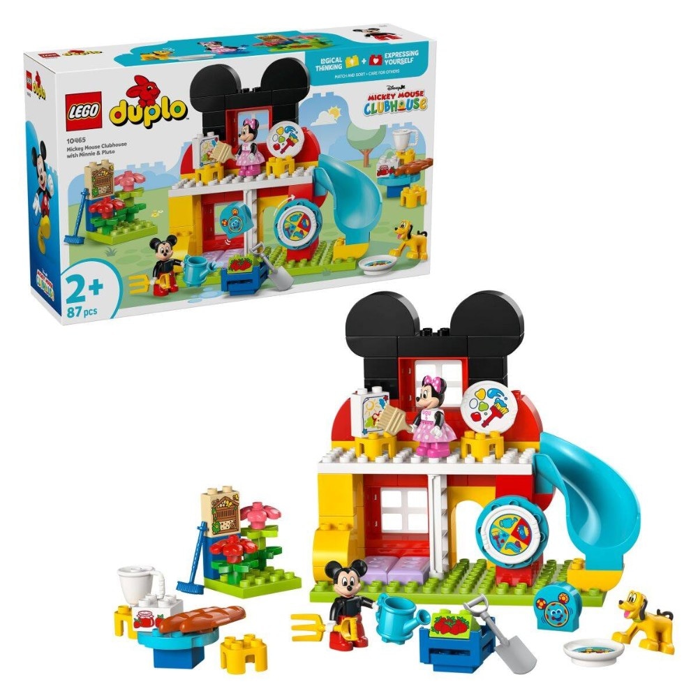 LEGO Duplo Klubska hiša Mikija Miška z Mini in Plutonom Akcija v trgovini Mueller