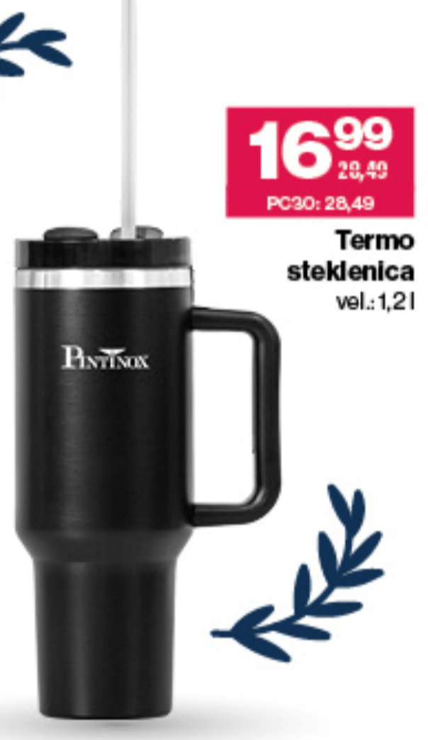PINTINOX Termo steklenica 1,21 L - Akcija v trgovini Mercator