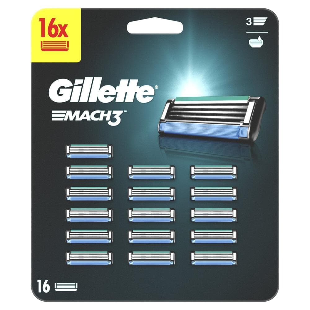 Nastavki za brivnik Mach3 16/1 Gillette Akcija v trgovini Spar