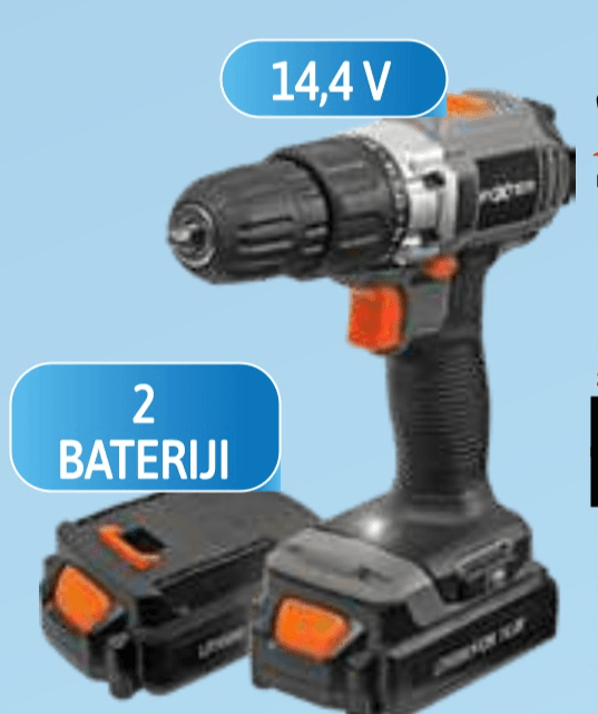 Akumulatorski vrtalnik - Akcija v trgovini E.Leclerc