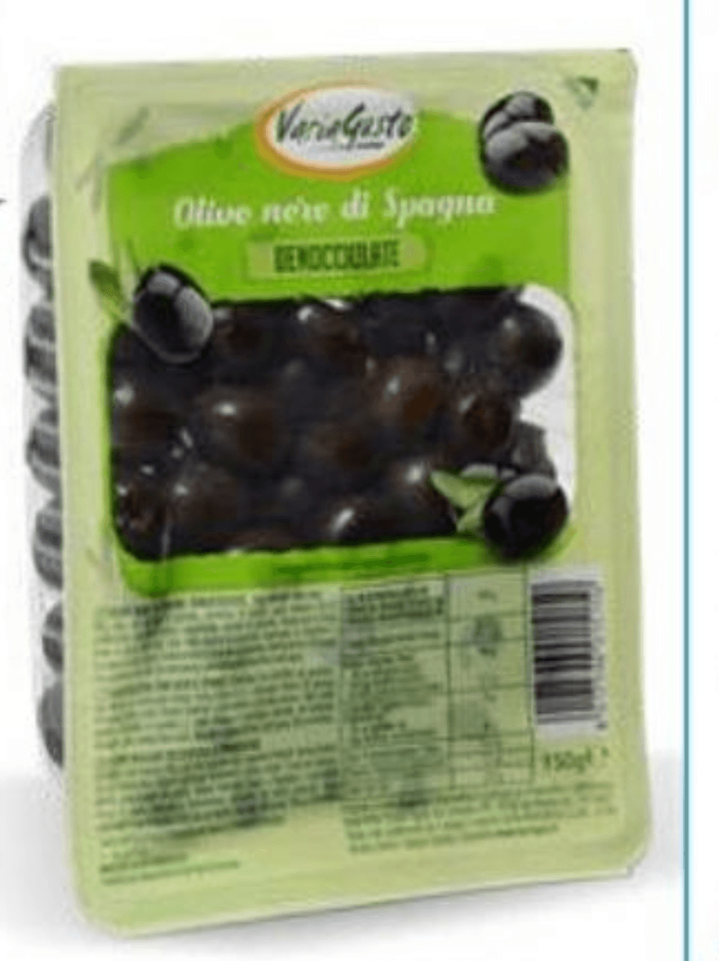 VariaGusto Španske črne olive brez koščic 150 g - Akcija v trgovini Eurospin