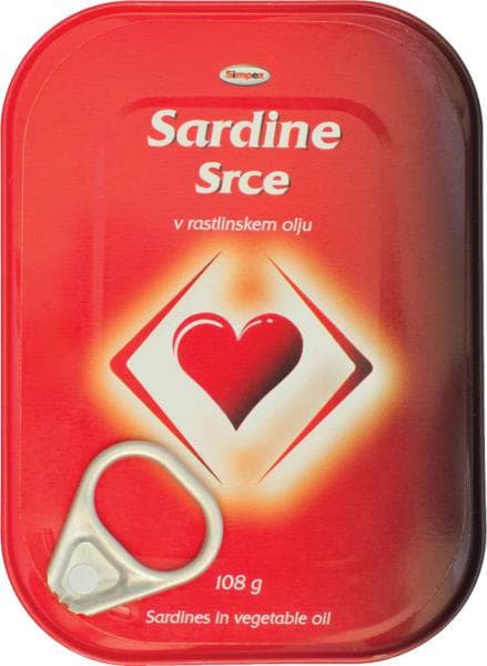 Srce sardine 108 g Akcija v trgovini Jager
