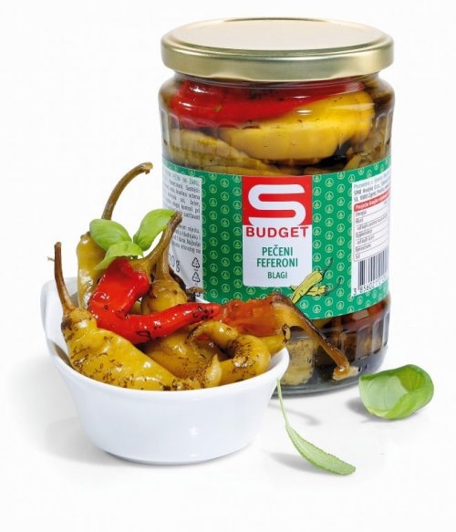 Pečeni feferoni 520 g Sunny Nature - Akcija v trgovini Eurospin