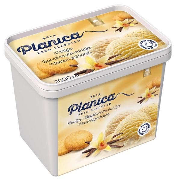 Sladoled Planica IK 2 l Ljubljanske mlekarne Akcija v trgovini Tuš