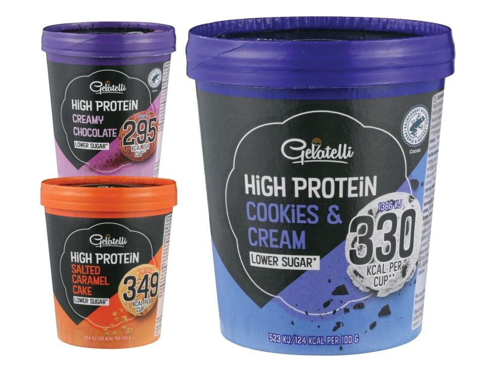 Gelatelli Proteinski sladoled 500 ml - Akcija v trgovini Lidl