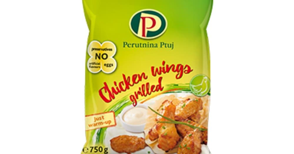 Pečena piščančja krilca Perutnina Ptuj 750 g + 250 g gratis Akcija v trgovini Mercator