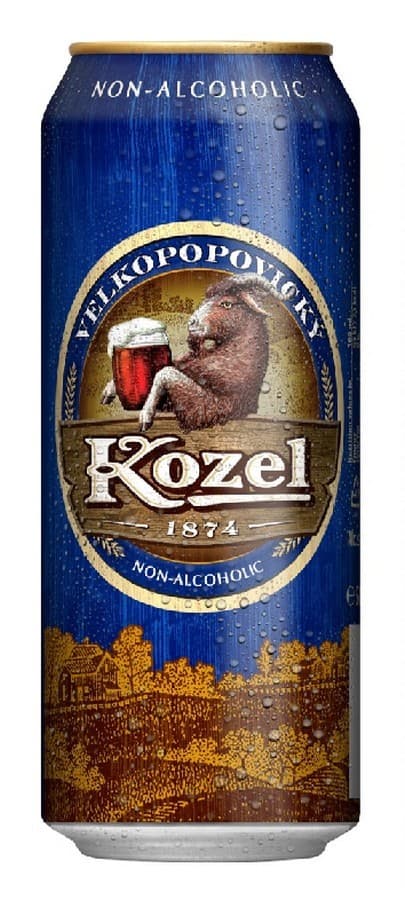 Temno pivo Kozel 0,0 % 0,5 l Akcija v trgovini Tuš