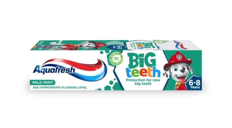 Otroška zobna pasta Aquafresh 50 ml ali 75 ml Akcija v trgovini Spar