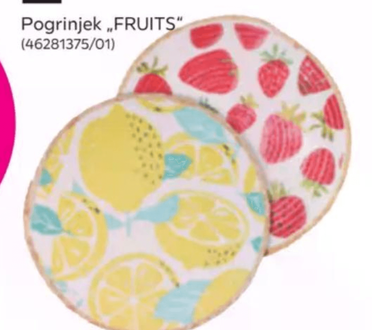 Pogrinjek „FRUITS" - Akcija v trgovini Mömax