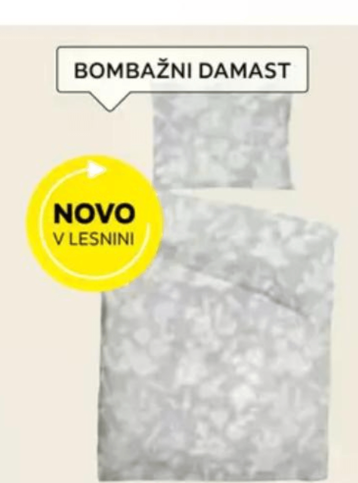 Posteljnina iz damasta 60 X 80/140 X 200 cm RALPH BAUER - Akcija v trgovini Lesnina