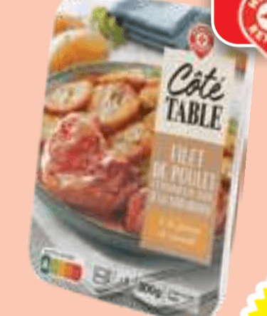 Piščančji file s krompirjem Côté Table 300 g - Akcija v trgovini E.Leclerc