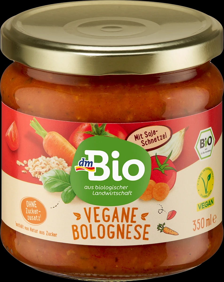 dmBio veganska bolonjska omaka 350 g - Akcija v trgovini Dm