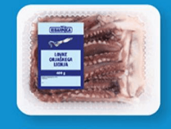 Naša Ribarnica Lovke orjaškega lignja 400 g Akcija v trgovini Lidl