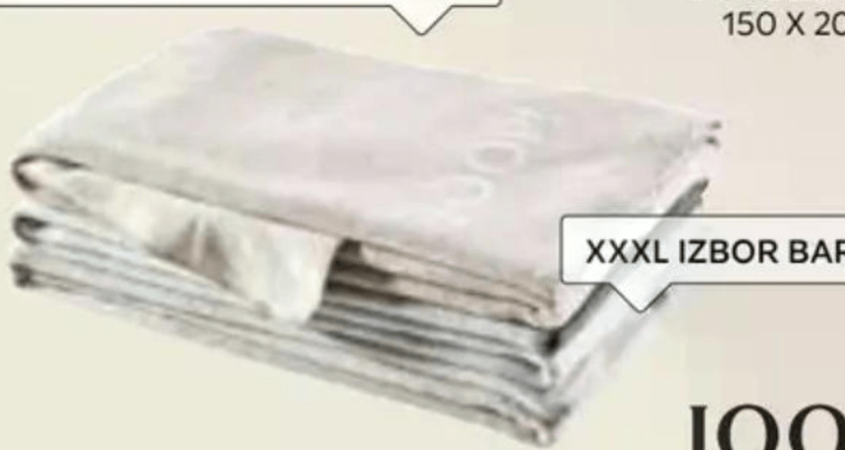 Odeja „MELANGE DOUBLEFACE" 150 X 200 cm JOOP! - Akcija v trgovini Lesnina