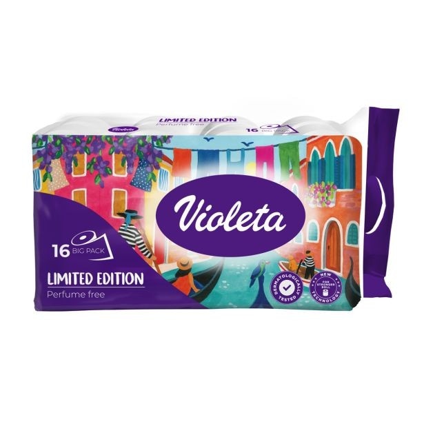 Violeta toaletni papir 16 kosov Akcija v trgovini Spar