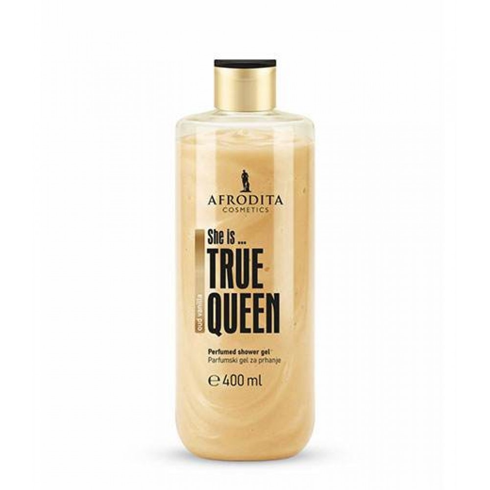 AFRODITA COSMETICS She is True Queen parfumski gel za prhanje 400 ml Akcija v trgovini Dm