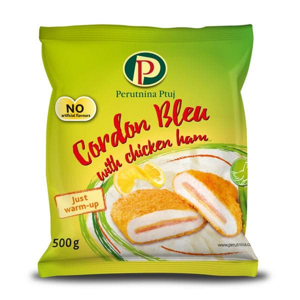 Piščančji Cordon Bleu 500 g Perutnina Ptuj Akcija v trgovini Tuš
