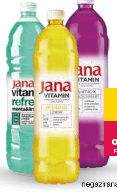 Voda Jana 1,5 l - Akcija v trgovini Mercator