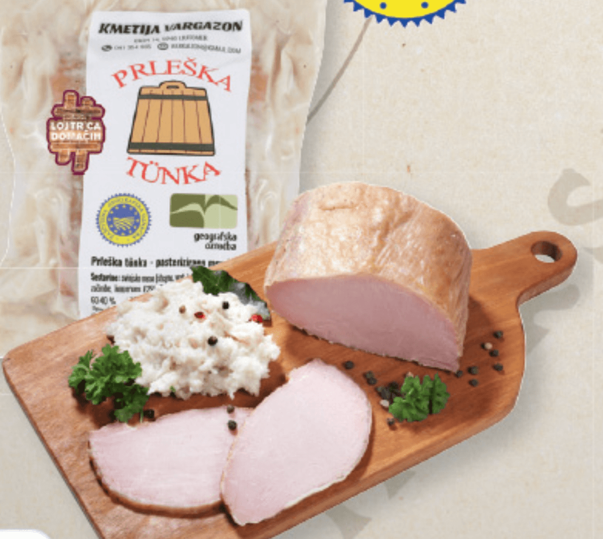 Prleška tünka 500 g KMETIJA VARGAZON - Akcija v trgovini Lidl