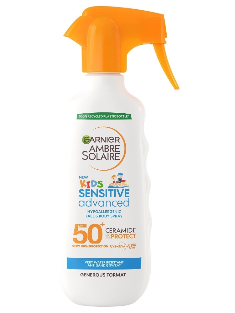 Garnier Ambre Solaire Kids Sensitive Advanced SPF 50 Akcija v trgovini Tuš