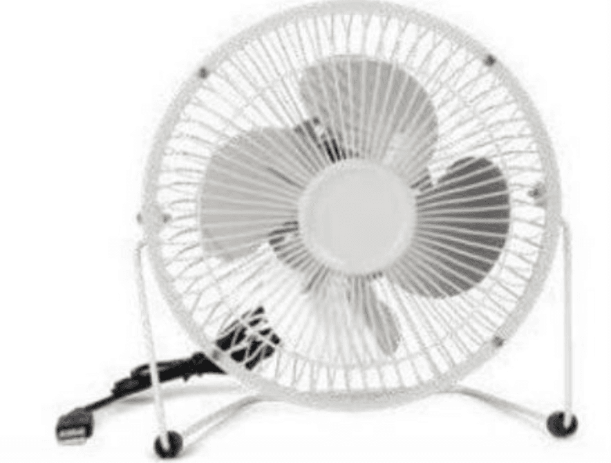 Kovinski namizni ventilator Akcija v trgovini Eurospin