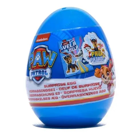 Jajčka presenečenja PAW PATROL Akcija v trgovini Tedi