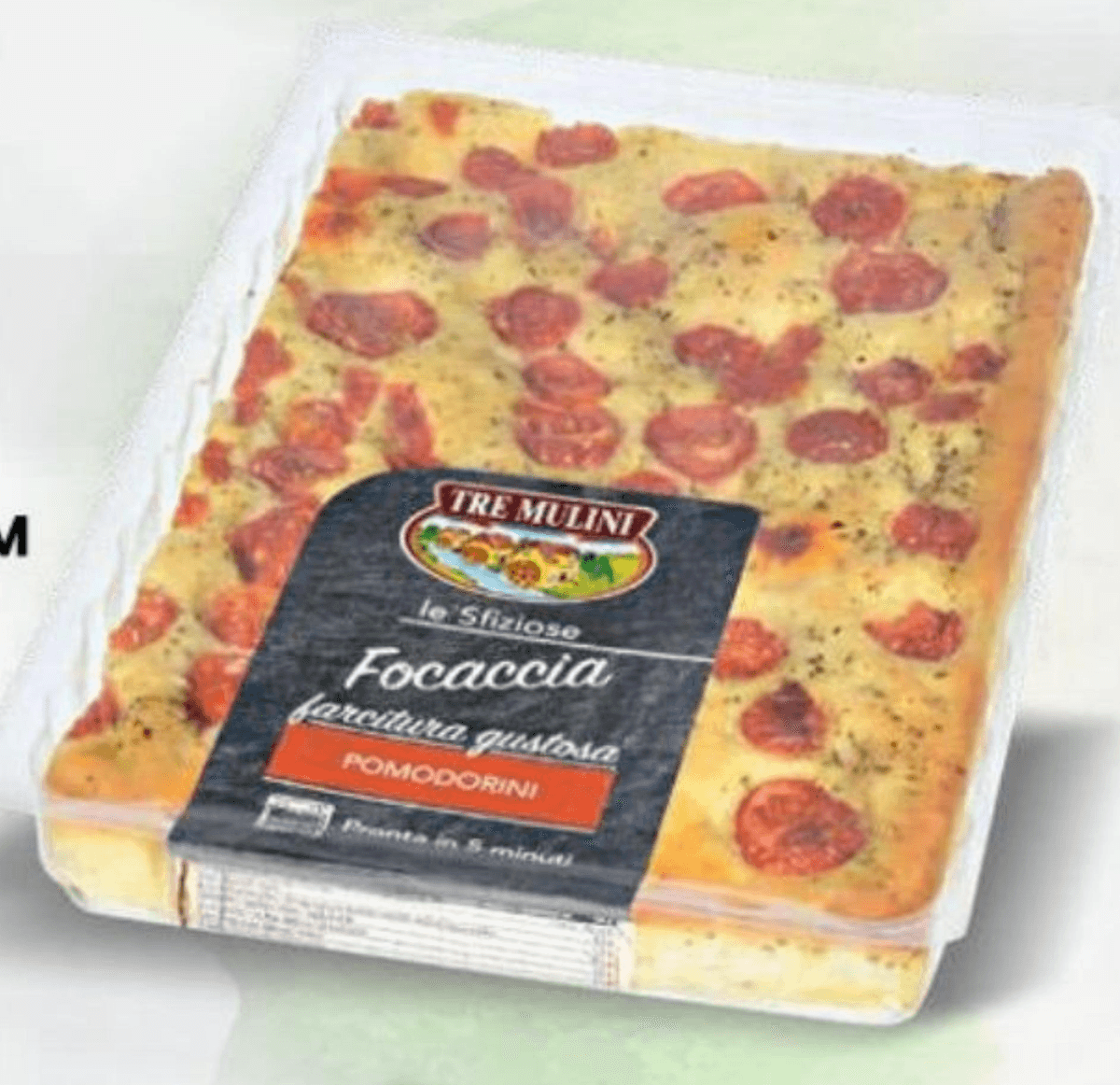 Tre mulini fokača s paradižnikom 375 g Akcija v trgovini Eurospin