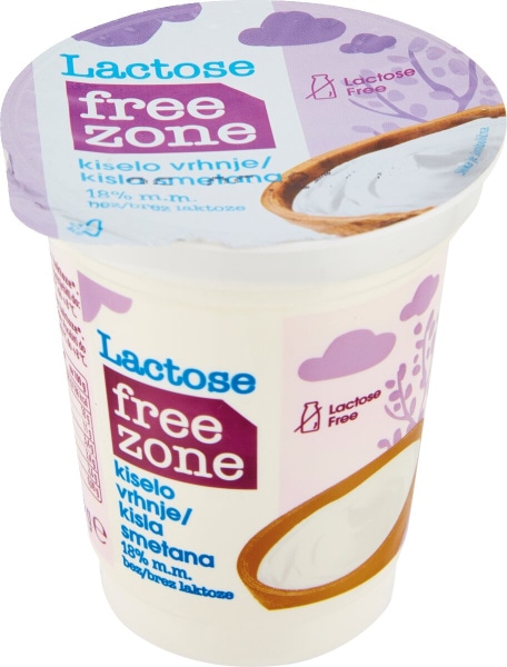 Kisla smetana Free Zone 180 g - Akcija v trgovini Mercator