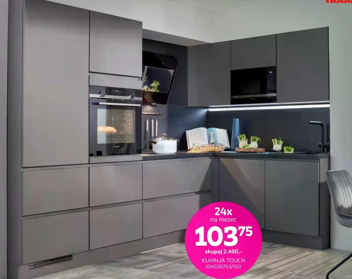 Kuhinja Touch Nobilia - Akcija v trgovini Mömax