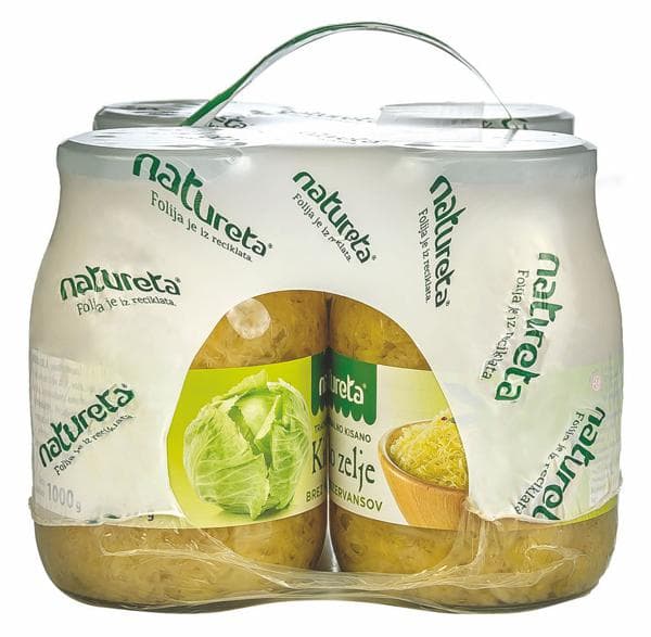 Kislo zelje Natureta 4 x 1000 g Akcija v trgovini Mercator