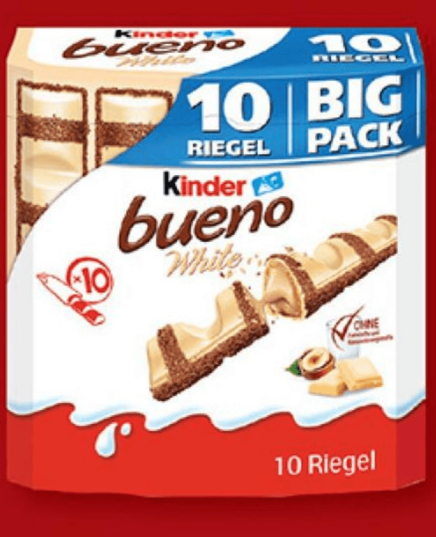 FERRERO Kinder Bueno White 195 g - Akcija v trgovini Lidl