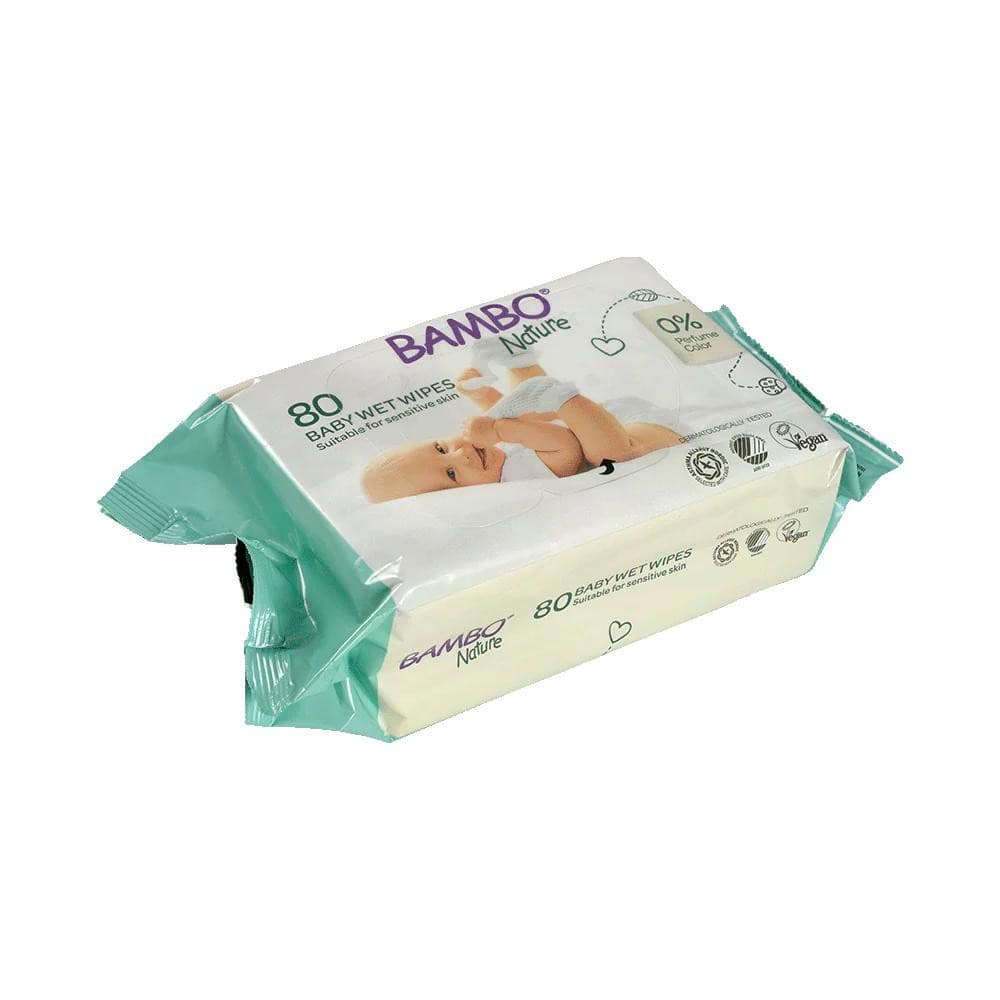 Čistilni robčki Bambo Nature 3 x 80 kos Akcija v trgovini Tuš