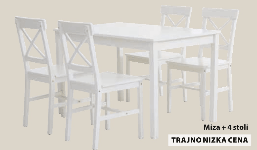 Jedilniški komplet EJBY - Akcija v trgovini Jysk