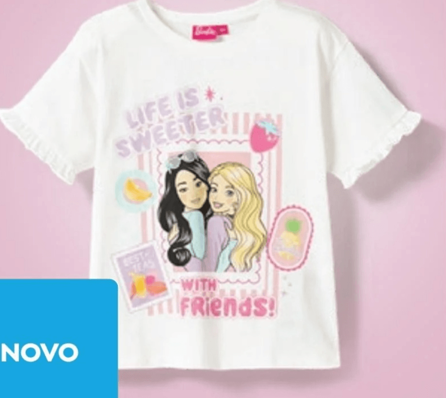 Majica za deklice Barbie - Akcija v trgovini Pepco