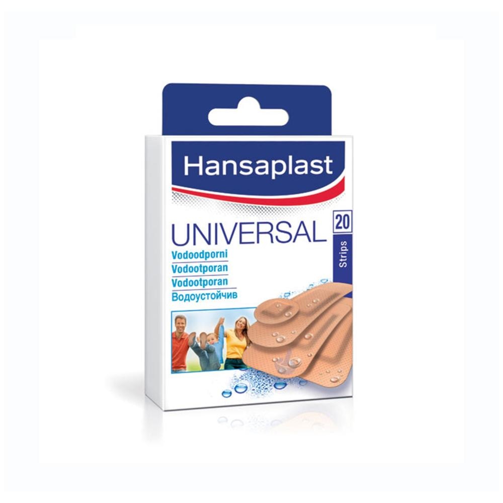 Hansaplast Universal obliži 20 kosov - Akcija v trgovini Dm