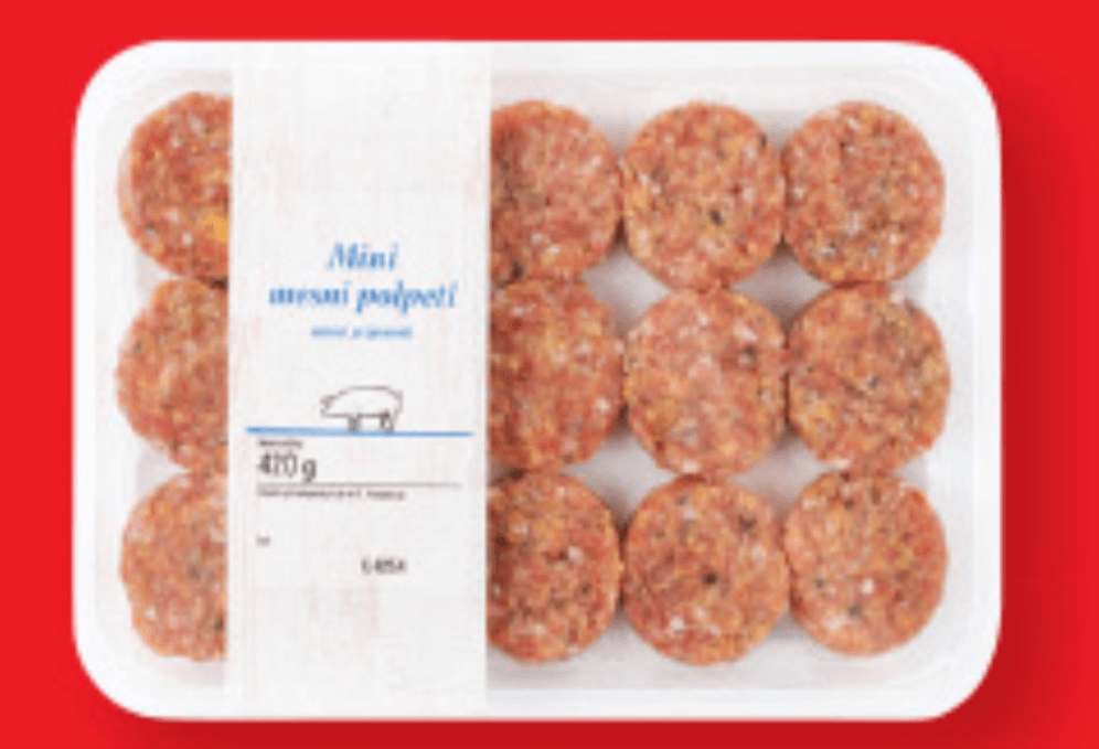 Sveži mini mesni polpeti 420 g - Akcija v trgovini Lidl
