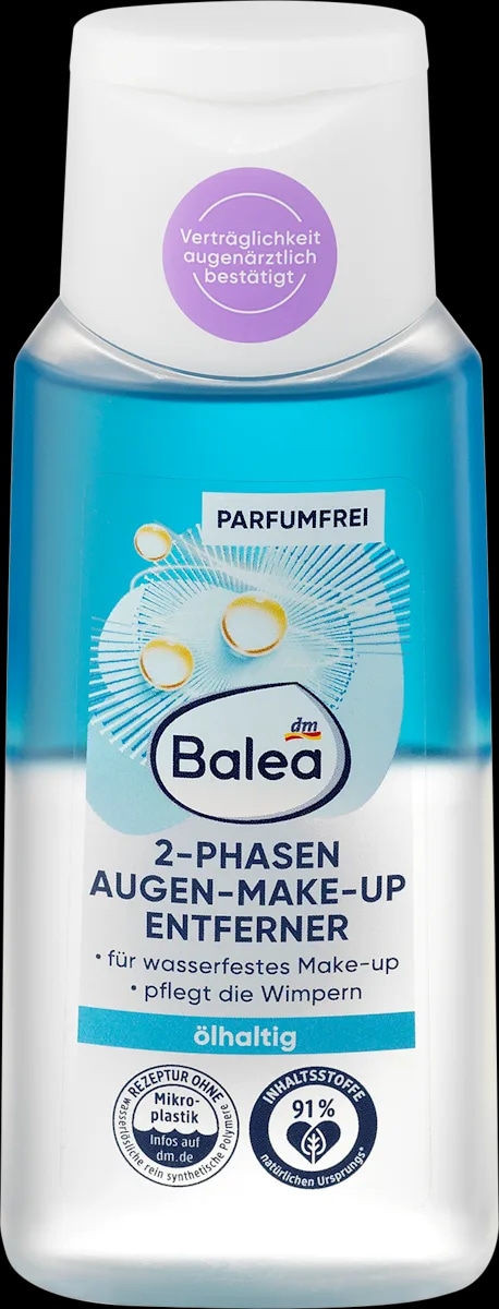 Balea 2-fazni odstranjevalec očesnih ličil 100 ml - Akcija v trgovini Dm