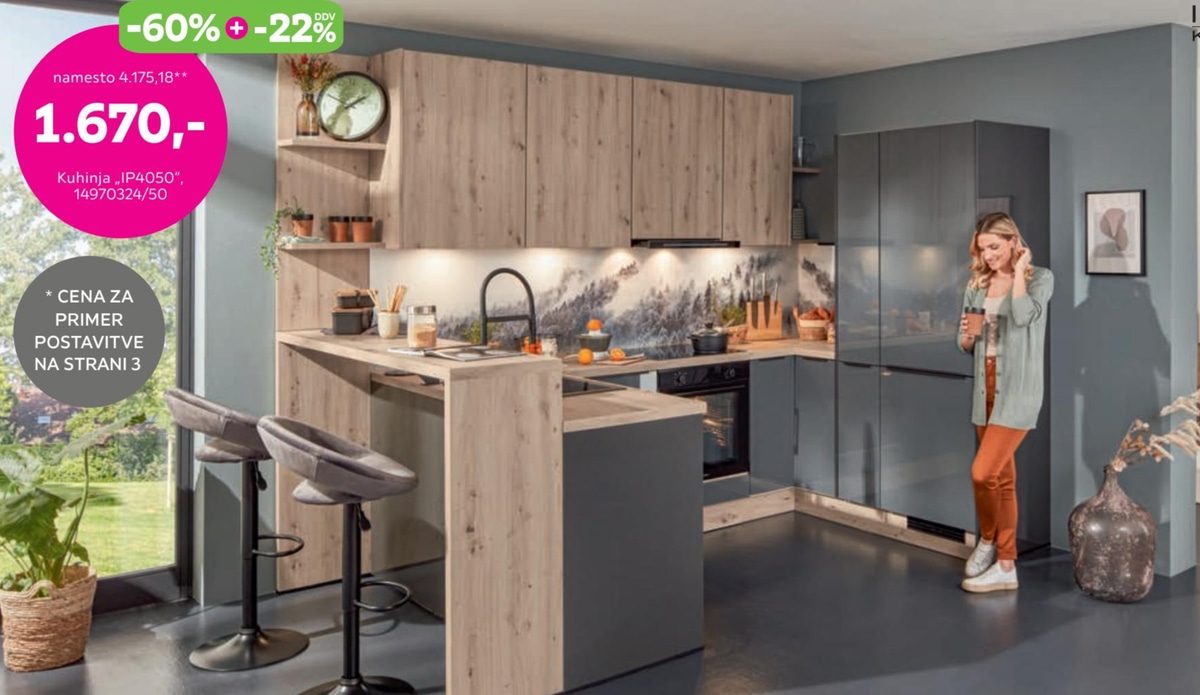 Kuhinja „IP4050" IMPULS KÜCHEN - Akcija v trgovini Mömax