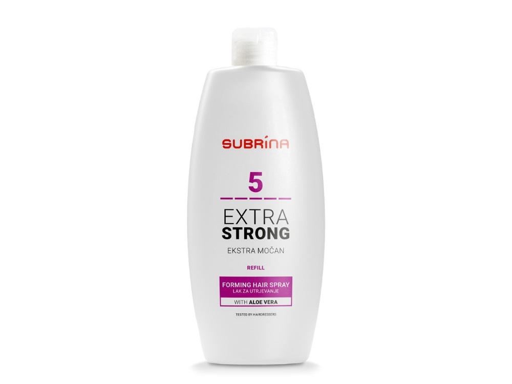 Subrina Lak za lase sprej 150 ml; refil 500 ml - Akcija v trgovini Tuš