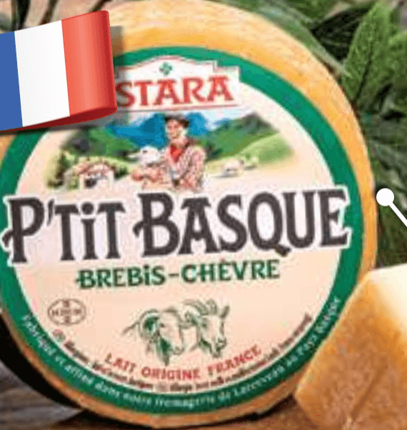 Stara mešani sir P'tit Basque Akcija v trgovini E.Leclerc
