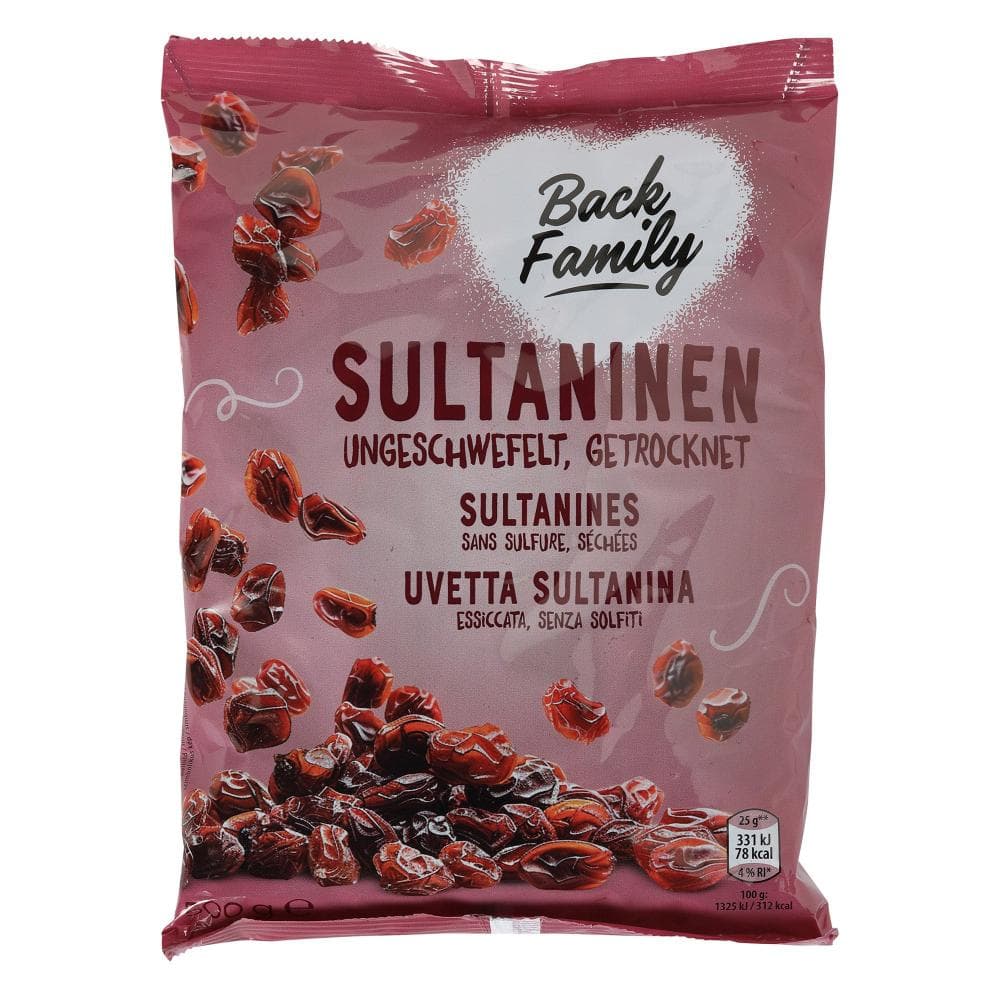 Sultanine 500 g Back Family Akcija v trgovini Hofer